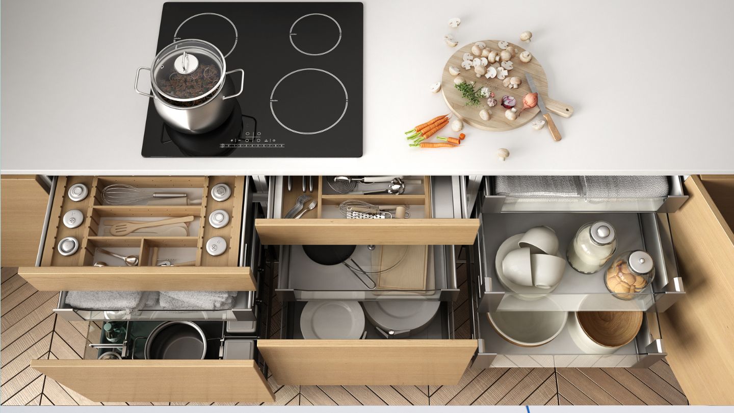 ideas prácticas para organizar la cocina